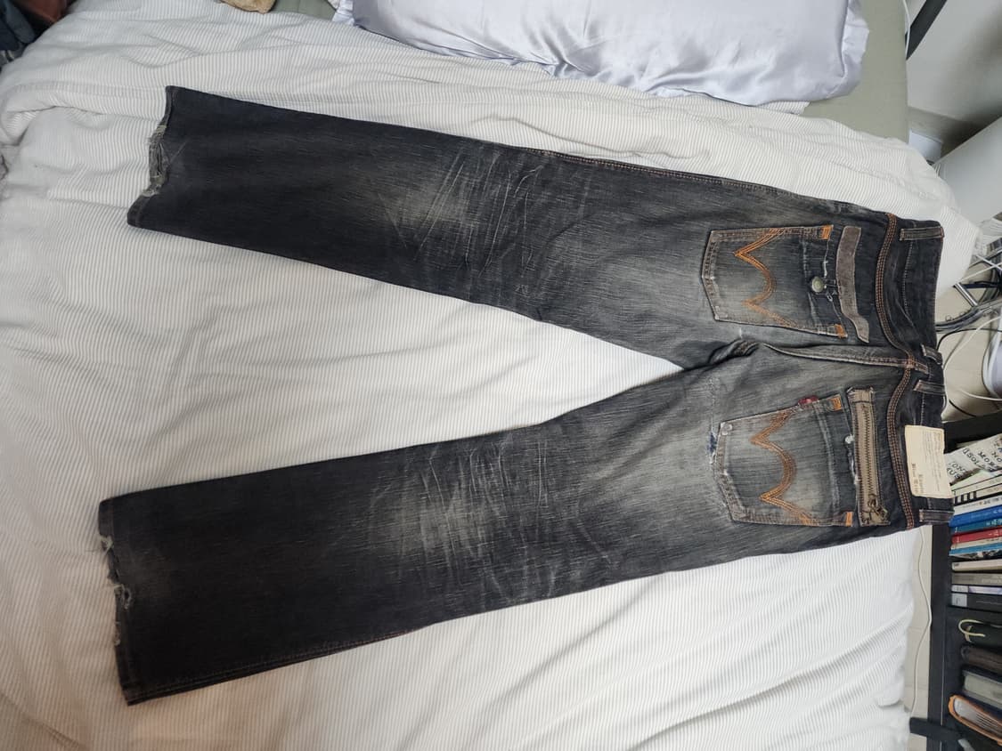 edwin distressed zipper detail keans 상품이미지5