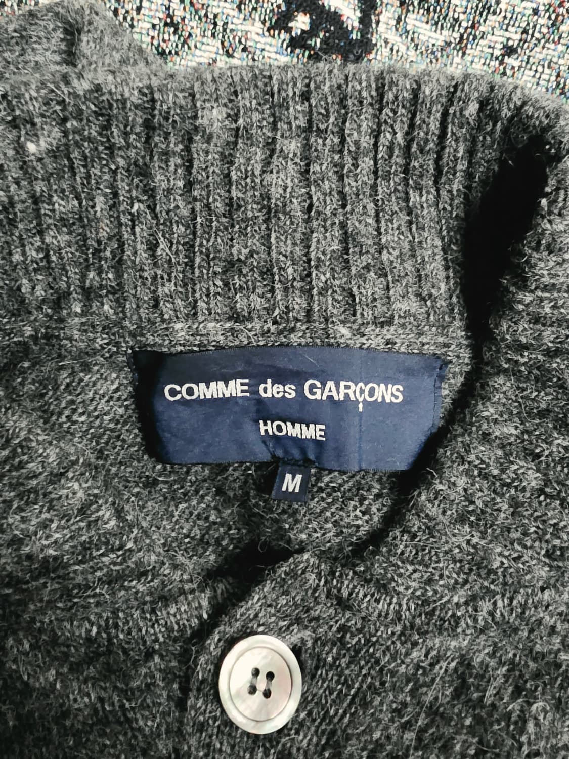 꼼데가르송 옴므 울 가디건 상품이미지1