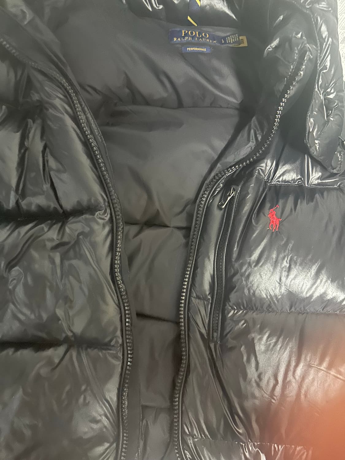 폴로 유광 패딩 상품이미지2