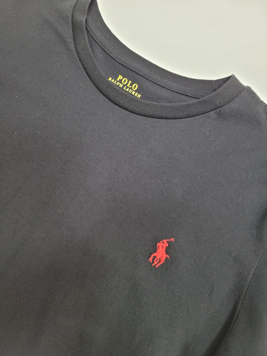 POLO 폴로 랄프로렌 레드 포니 긴팔 티셔츠 / 남 170-92A 블랙 상품이미지4