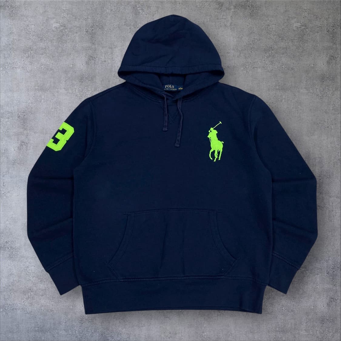 폴로 랄프 로렌 네이비 컬러 빅포니 후드티 상품이미지1