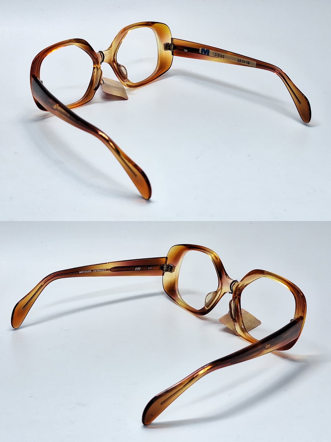 80s 독일제 빈티지 데드스톡/METZLER M3010 안경테 48mm 상품이미지6