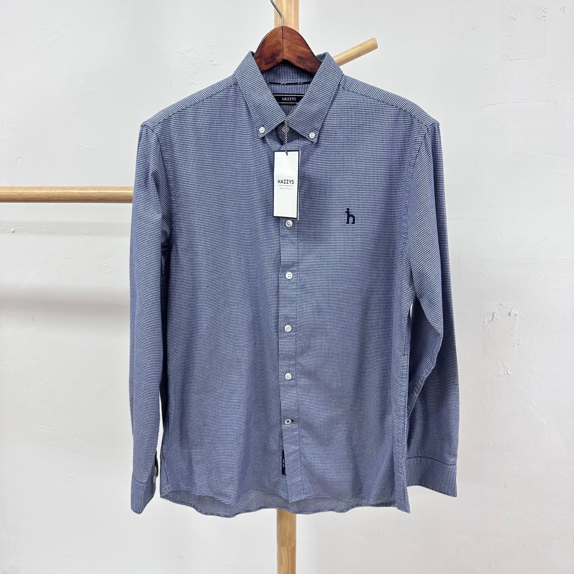 (새상품) HAZZYS 헤지스 하운즈투스체크 플라넬 셔츠 100 J26 상품이미지1