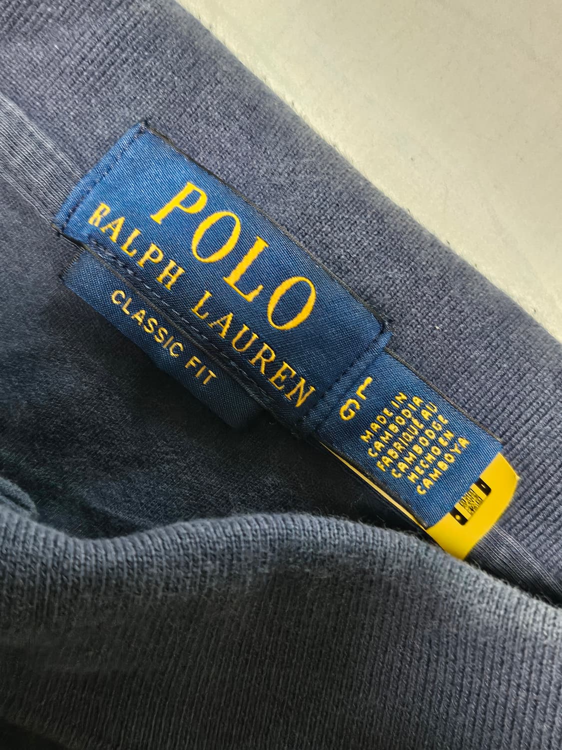 폴로랄프로렌 네이비 pk티 카라티 L 상품이미지2