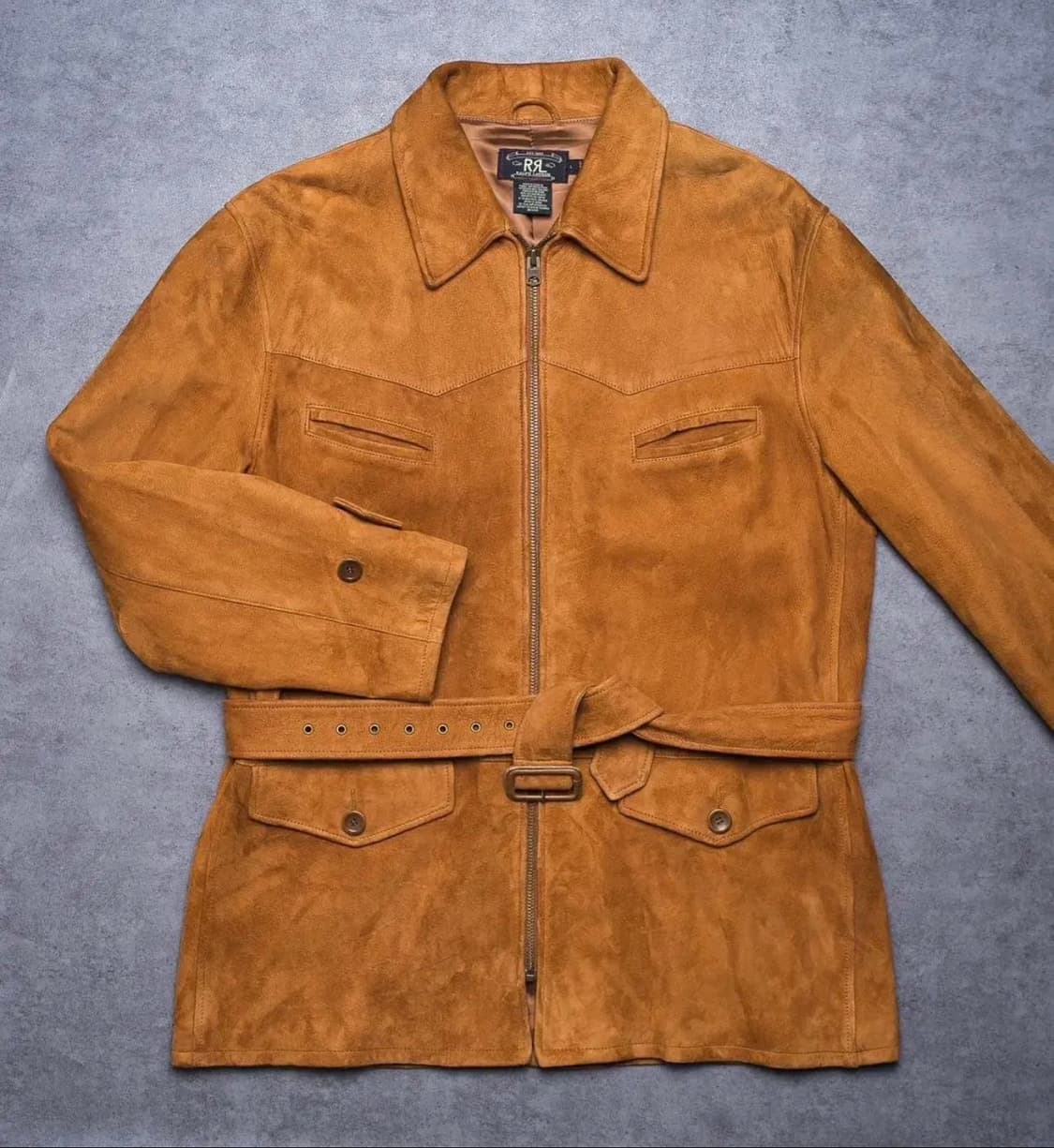 더블알엘 웨스턴 스웨이드 코트 L사이즈 상품이미지2