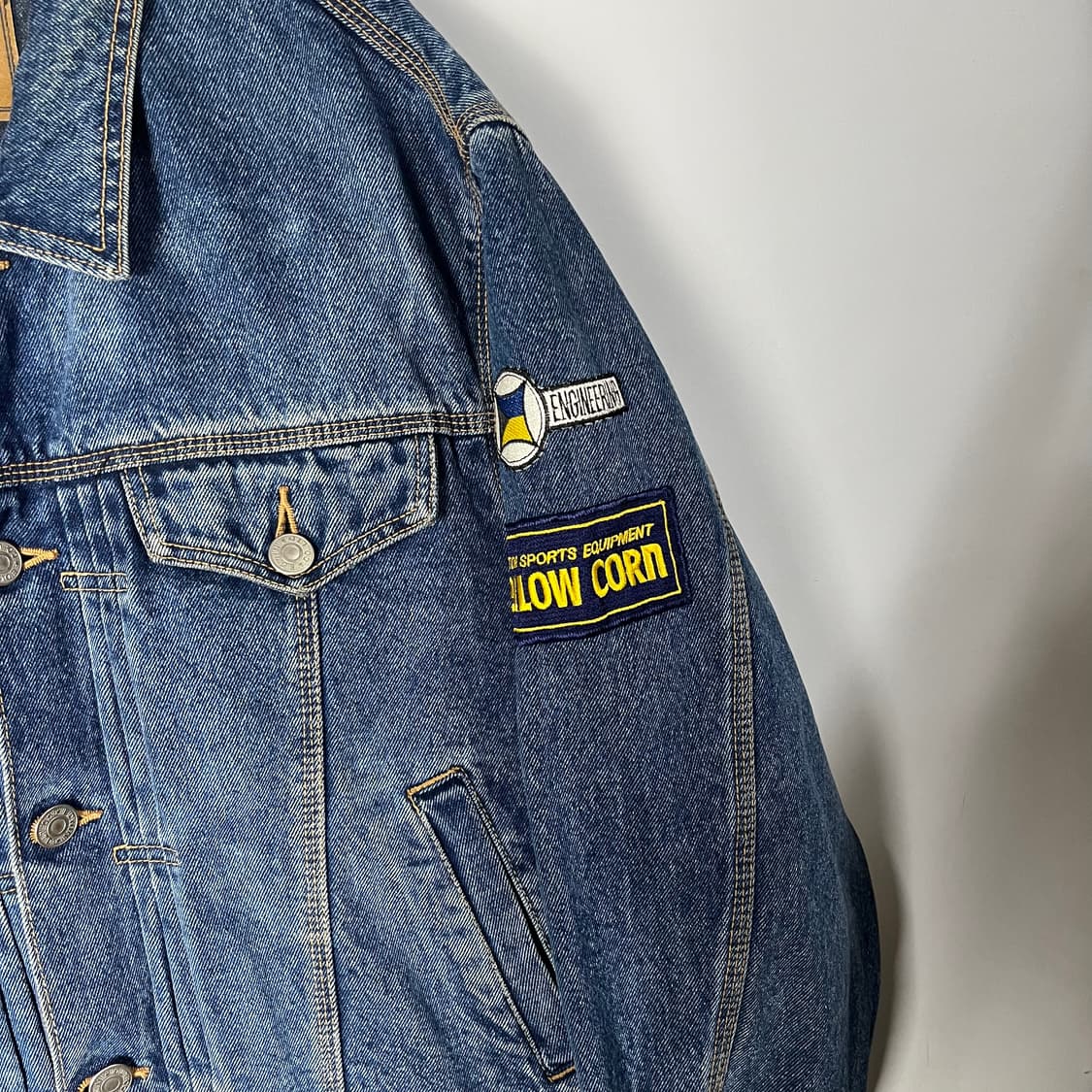 [Edwin] 90's 에드윈 재팬 쥐쟌 데님 트러커자켓 상품이미지4