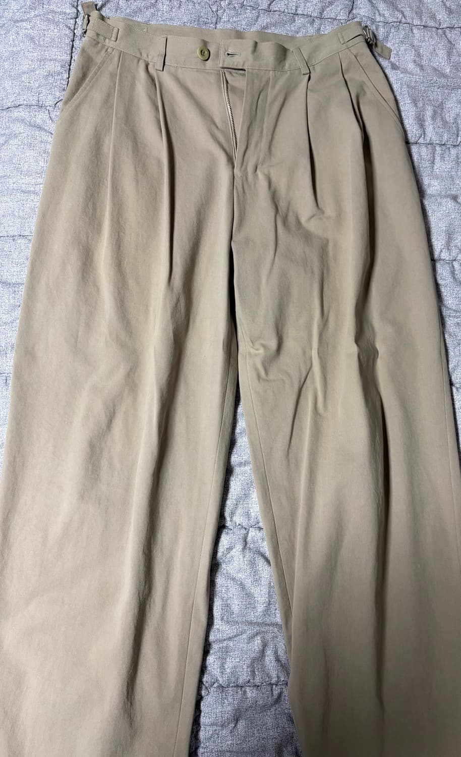노운 와이드 치노팬츠 카키베이지 상품이미지2