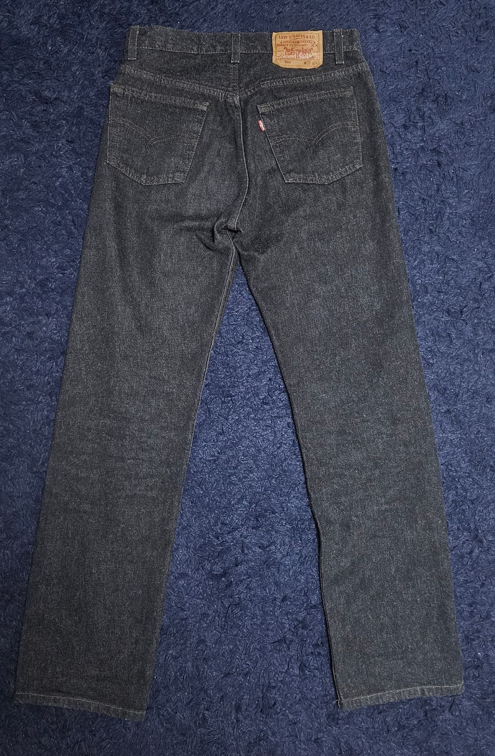 90s 리바이스 501 made in USA 미제 흑청 상품이미지4