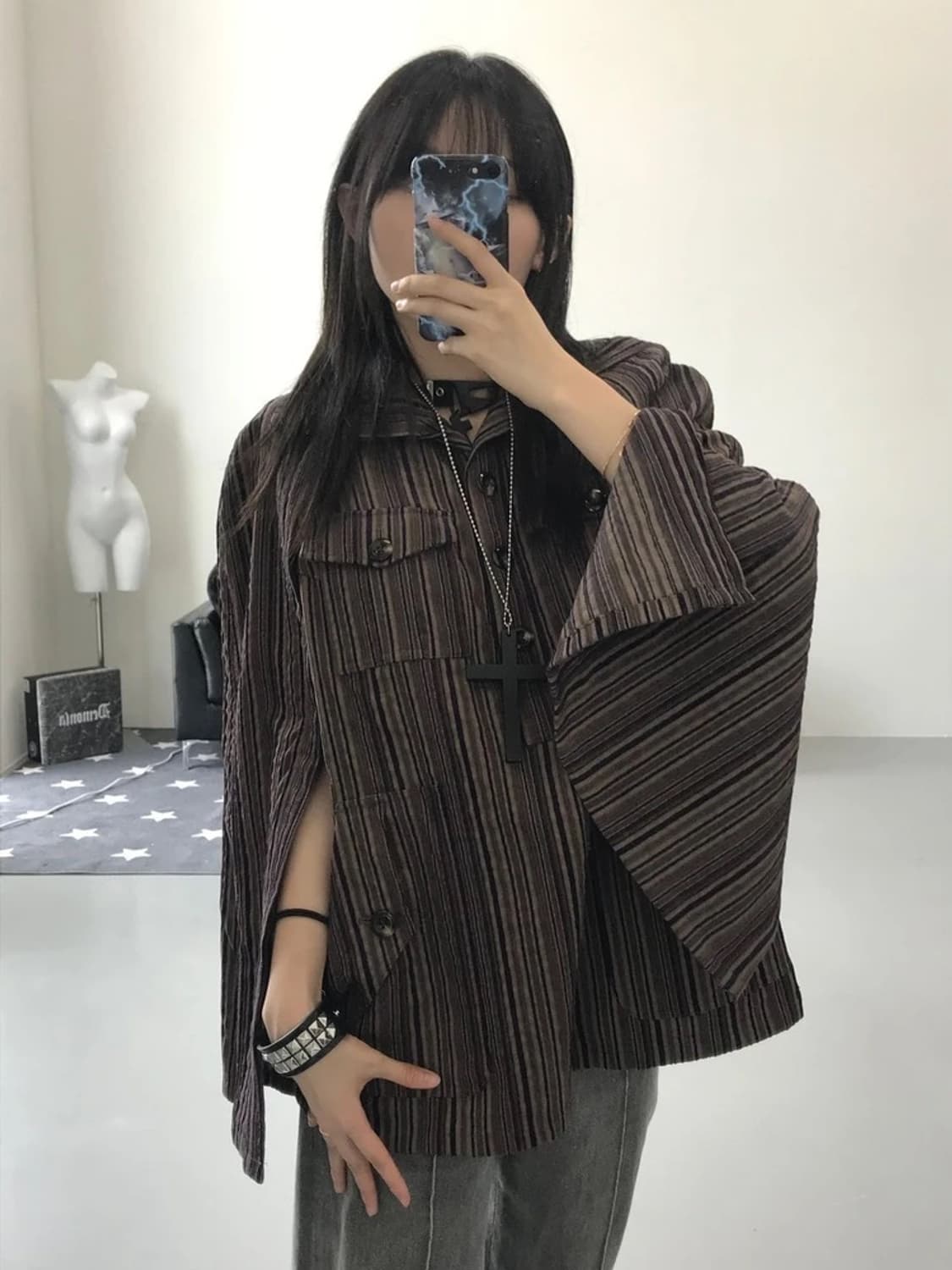 JPN 케이프 자켓 상품이미지1