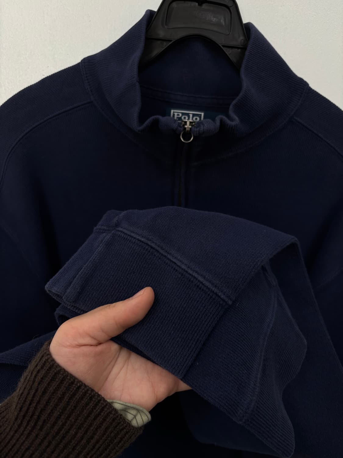 폴로랄프로렌 울 니트 반집업 상품이미지5