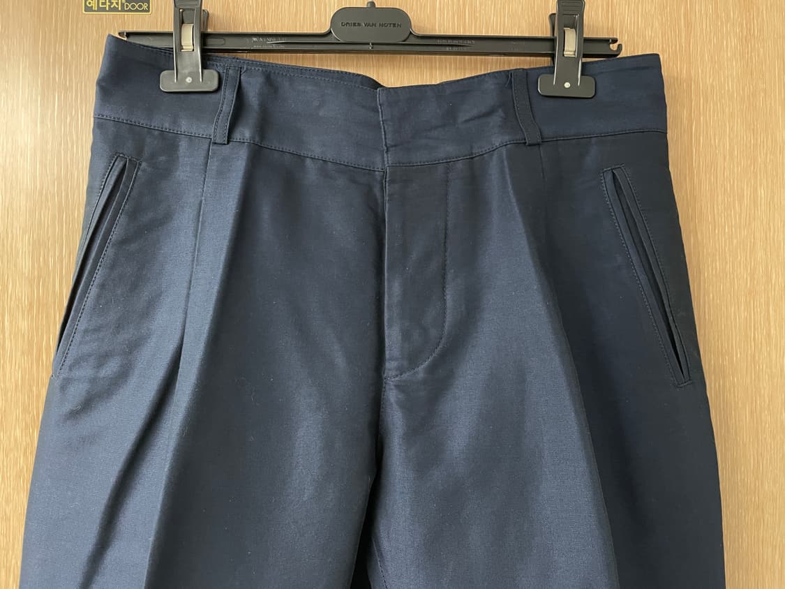 DRIES VAN NOTEN Navy Cotton Suit 상품이미지7