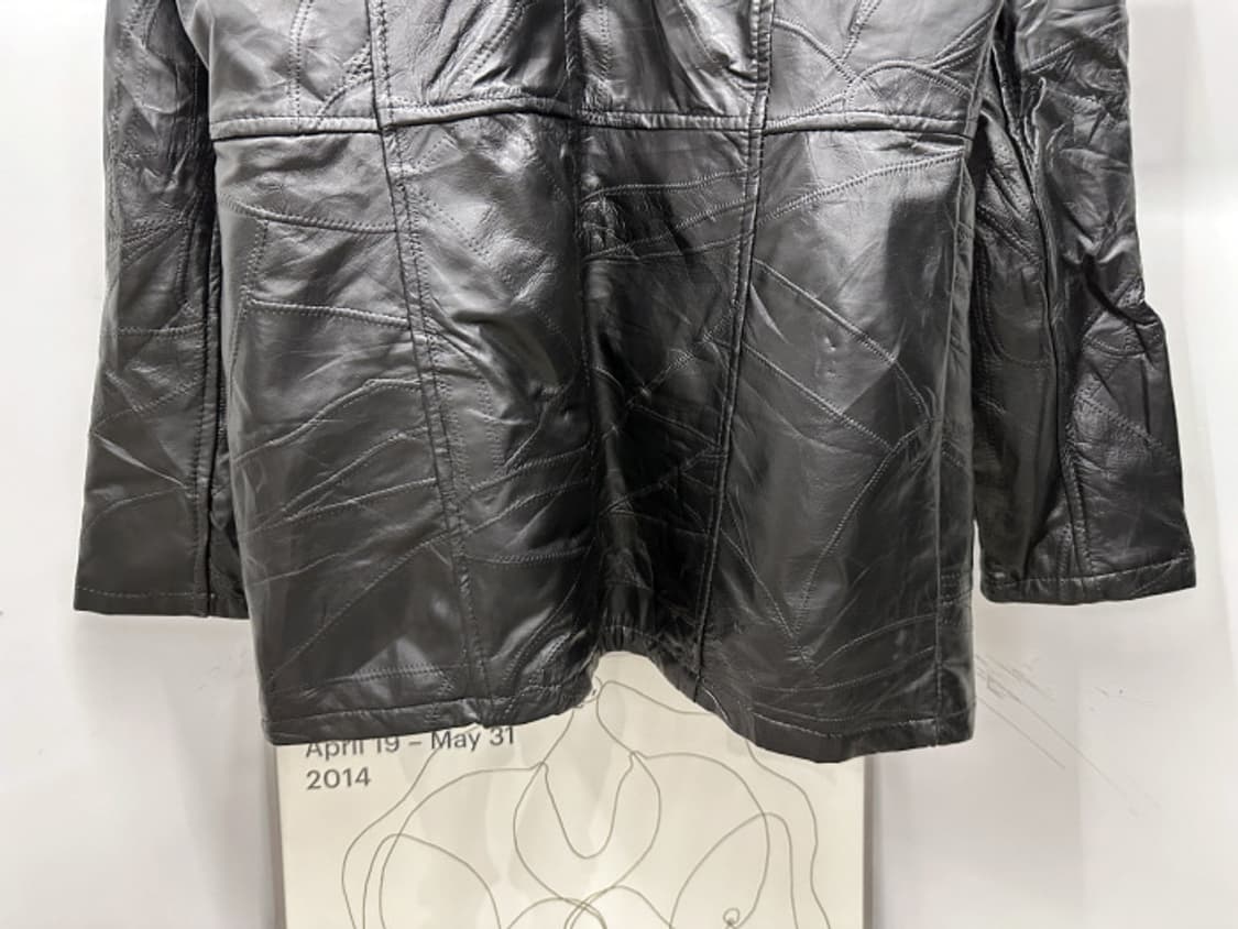 PATCHWORK LEATHER COAT (M~L) 상품이미지6