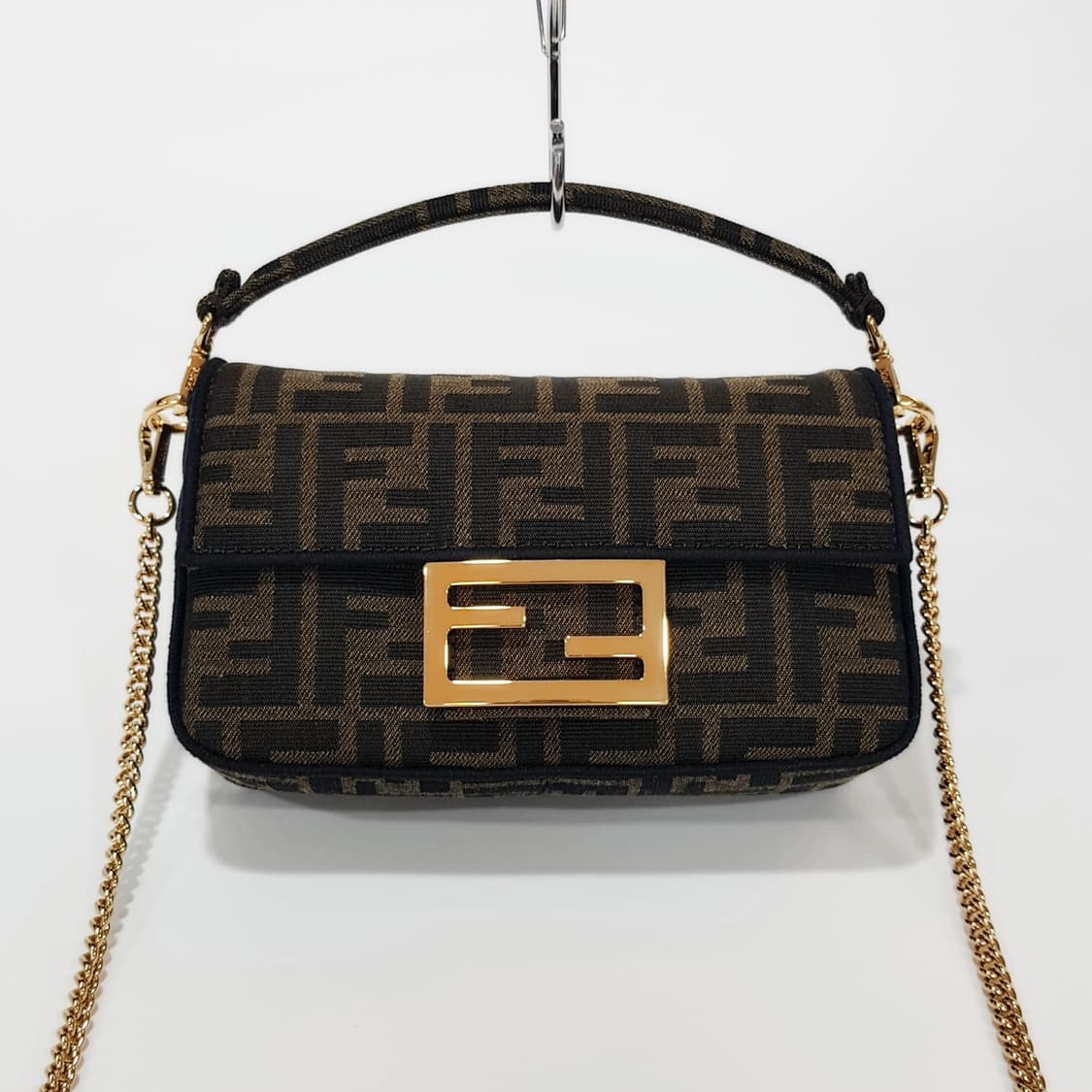 펜디 미니 바게트백 8BS017A6V5F17U4  상품이미지2