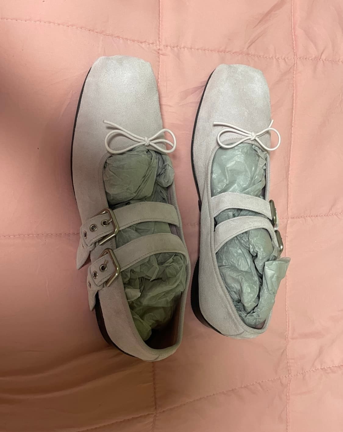 OPEN YY 오픈와이와이 리본 버클 플랫슈즈 250 상품이미지4