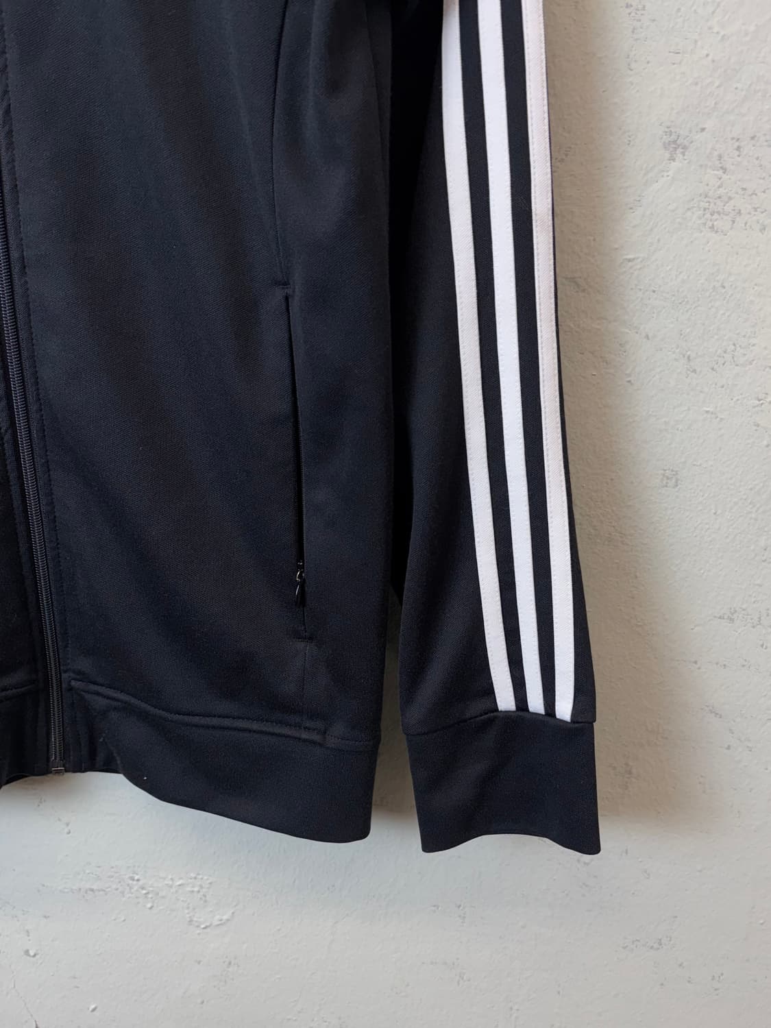 아디다스 구형 유로파 삼선 트랙탑 져지 블랙 상품이미지3