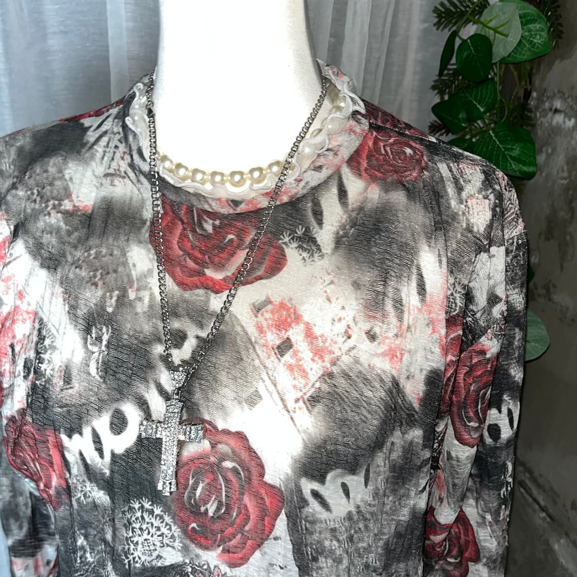 고딕 롱슬리브 이너탑 7부 상품이미지1