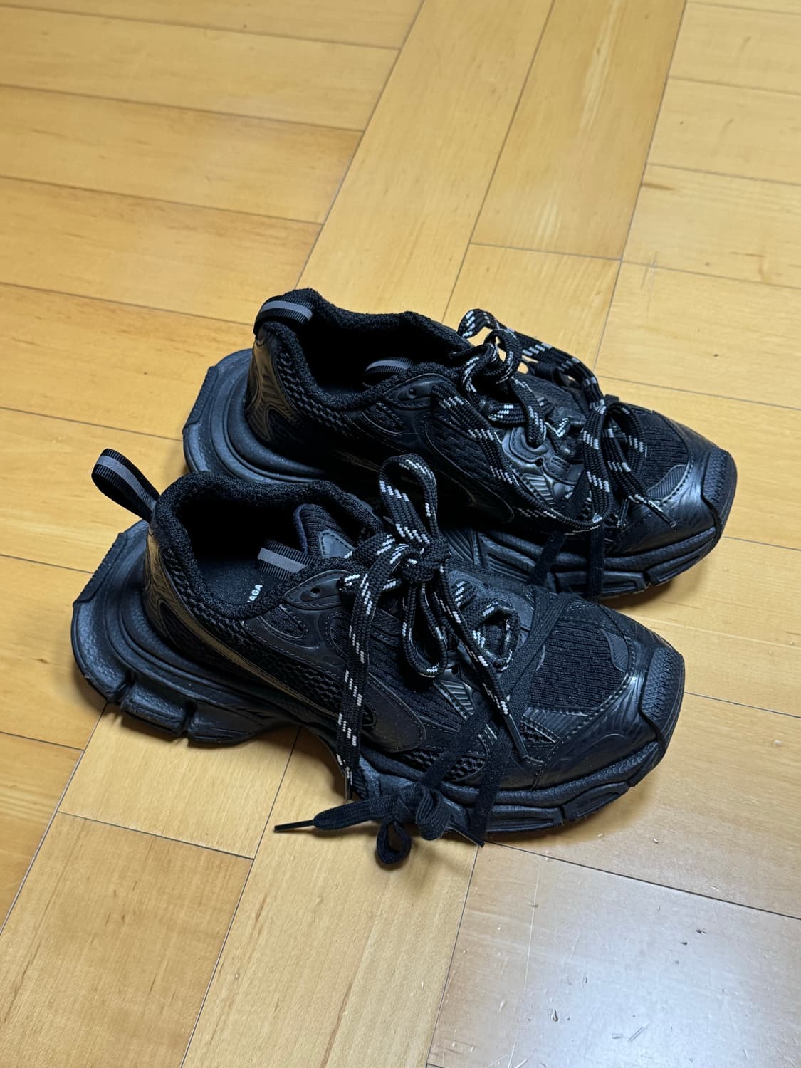 발렌시아가 3XL 스니커즈 블랙 38 상태좋음 상품이미지5