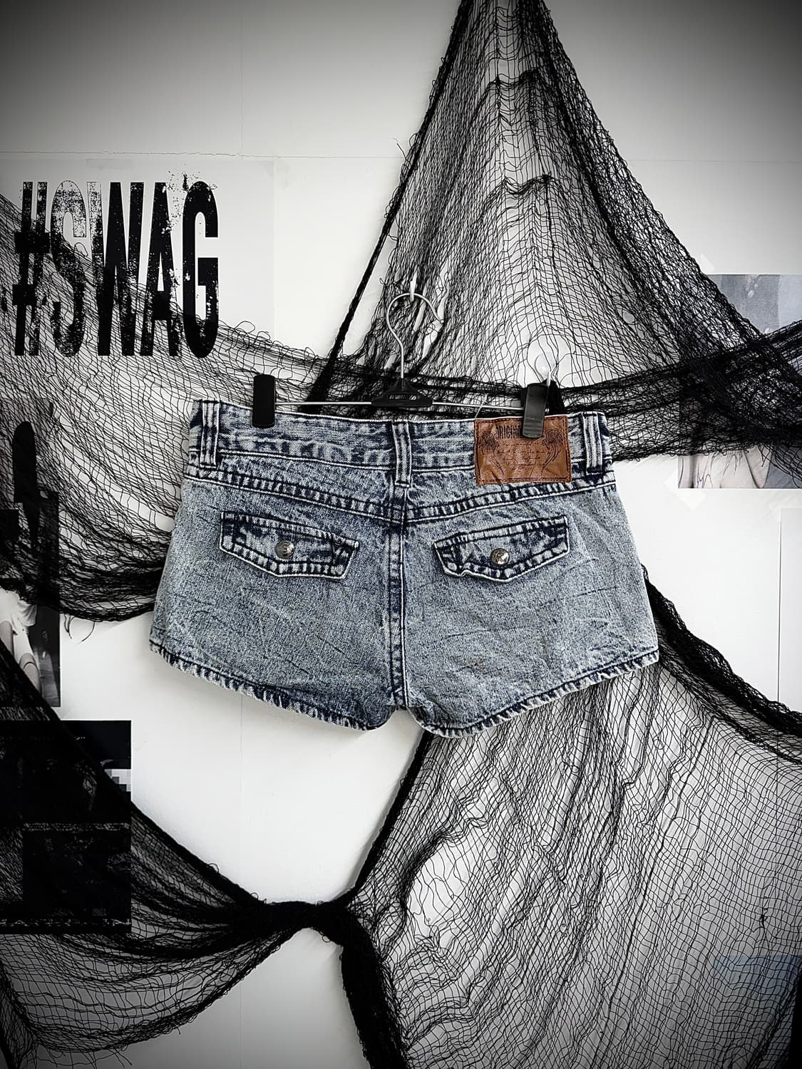 00s washing detailed denim shorts 상품이미지4