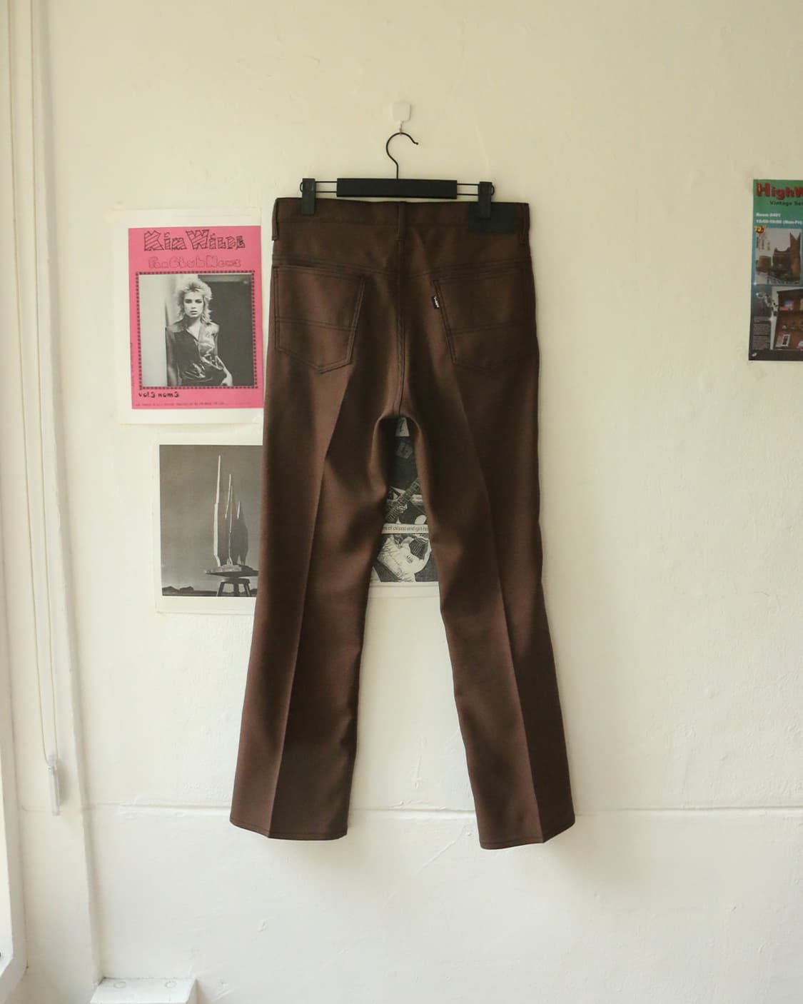 지에다 브라운 플레어 트라우저  상품이미지5