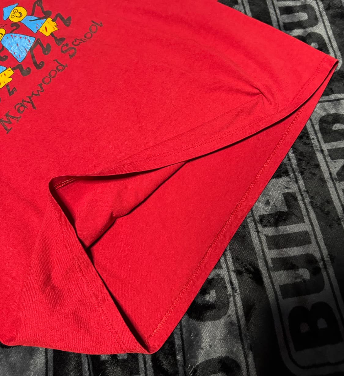 싱글 스티치 러셀 에슬레틱 티셔츠 레드 상품이미지6