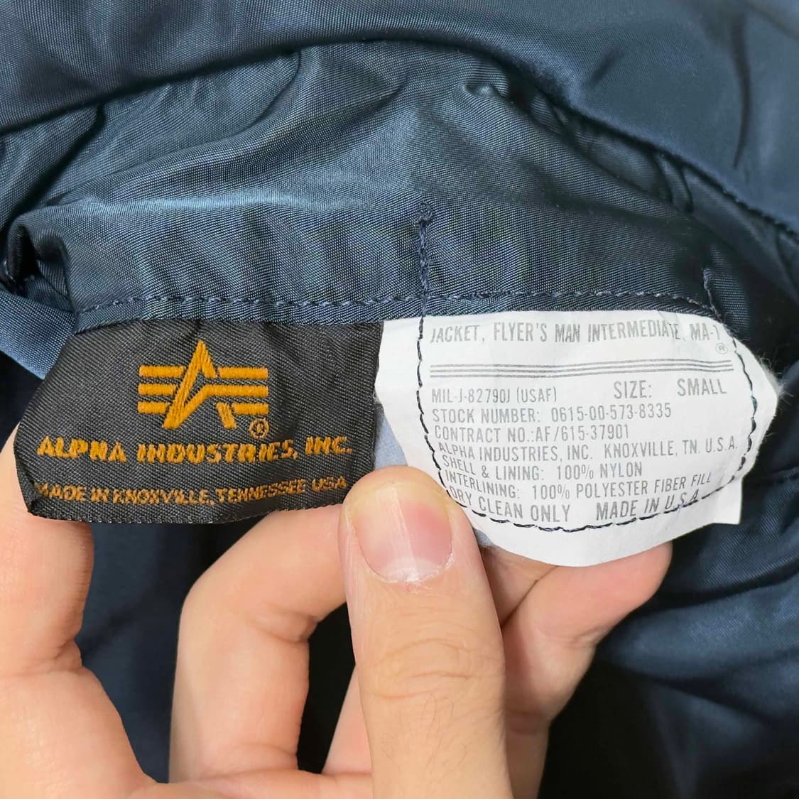 90s 알파인더스트리 MA-1 항공 점퍼 상품이미지4