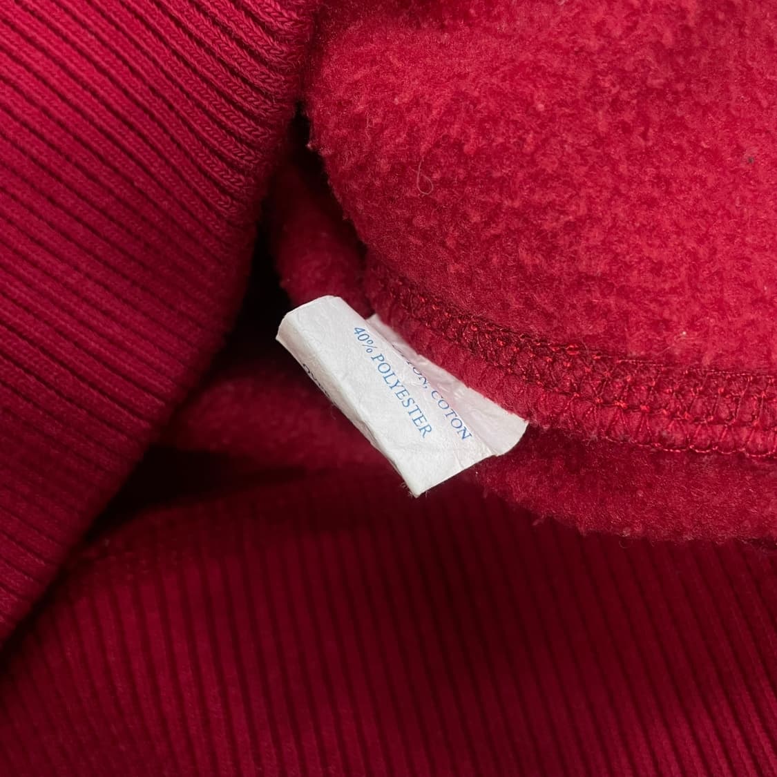 아베크롬비 스펠 로고 후드집업 레드 상품이미지5