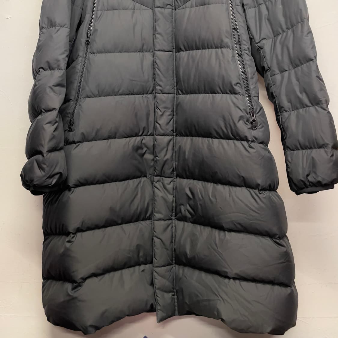 나이키 (우먼) 덕 다운 블랙 롱 패딩   상품이미지2