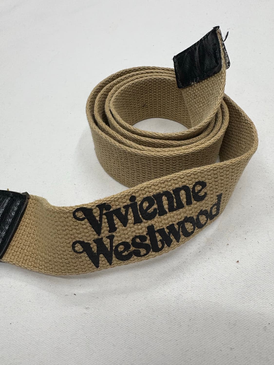 Vivienne 비비안 웨스트우드 빈티지 캔버스 더블 링 벨트 상품이미지2