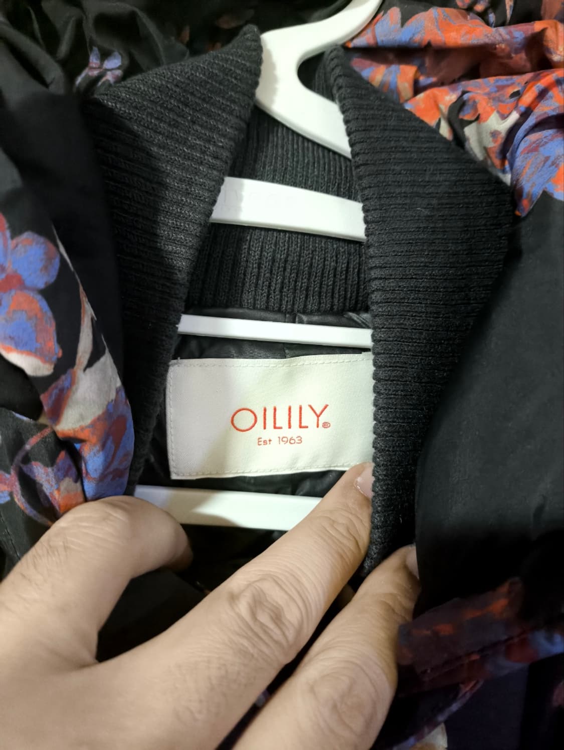 36 오일릴리 플라워 덕다운 롱패딩 파카 상품이미지2