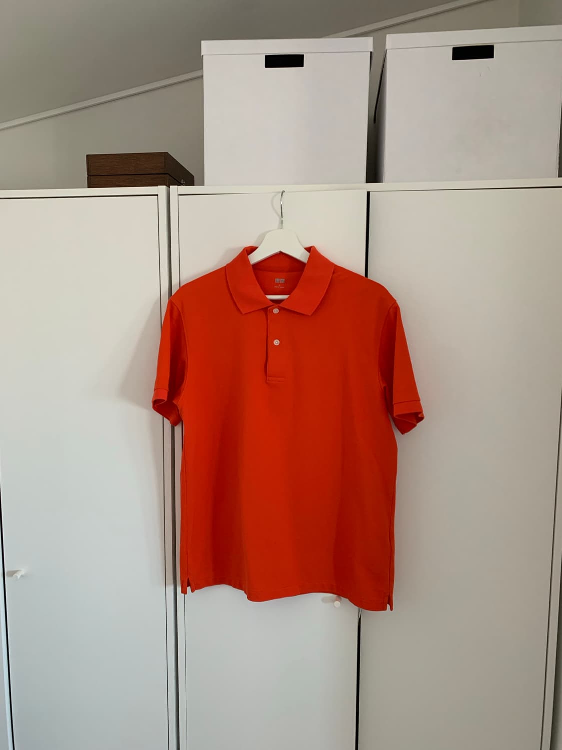 UNIQLO 오렌지 카라티 상품이미지1