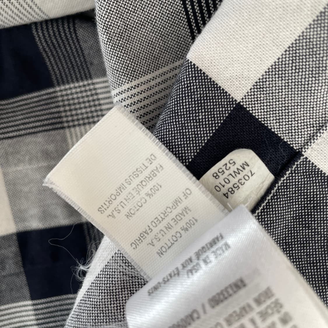 톰브라운 4선 완장 옥스포드 체크 셔츠 상품이미지9