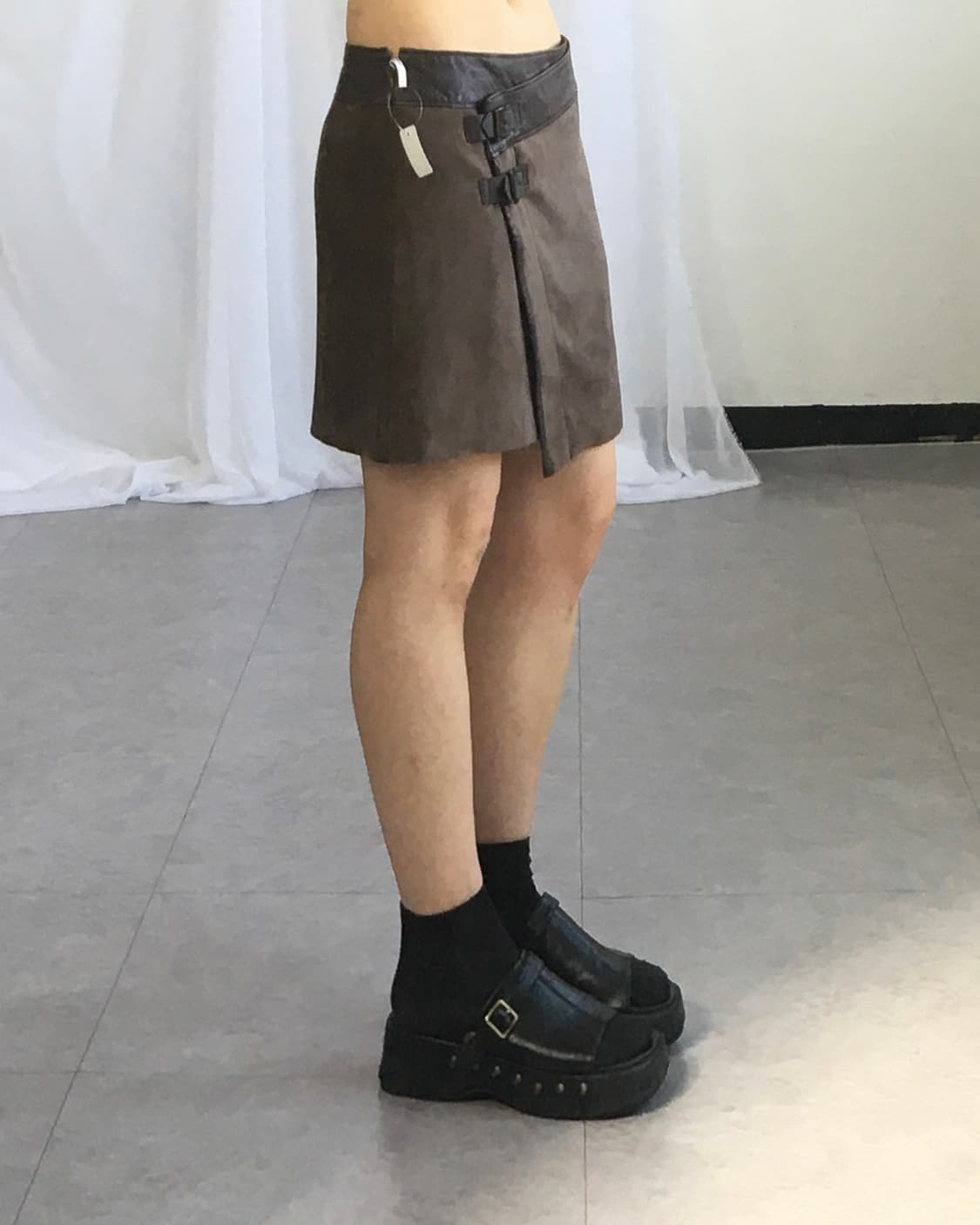 Belted wrap skirt 상품이미지5