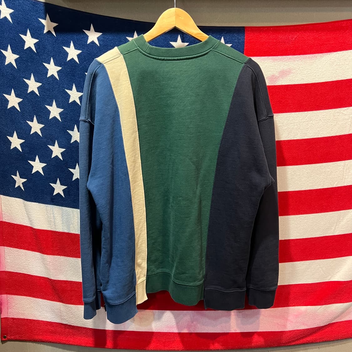 커버낫 컬러블록 맨투맨 상품이미지2