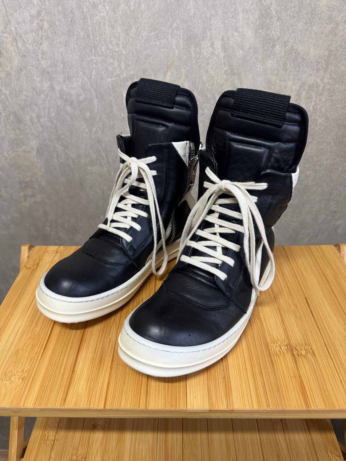 37 / Rick Owens 릭오웬스 모노크롬 지오바스켓 상품이미지1