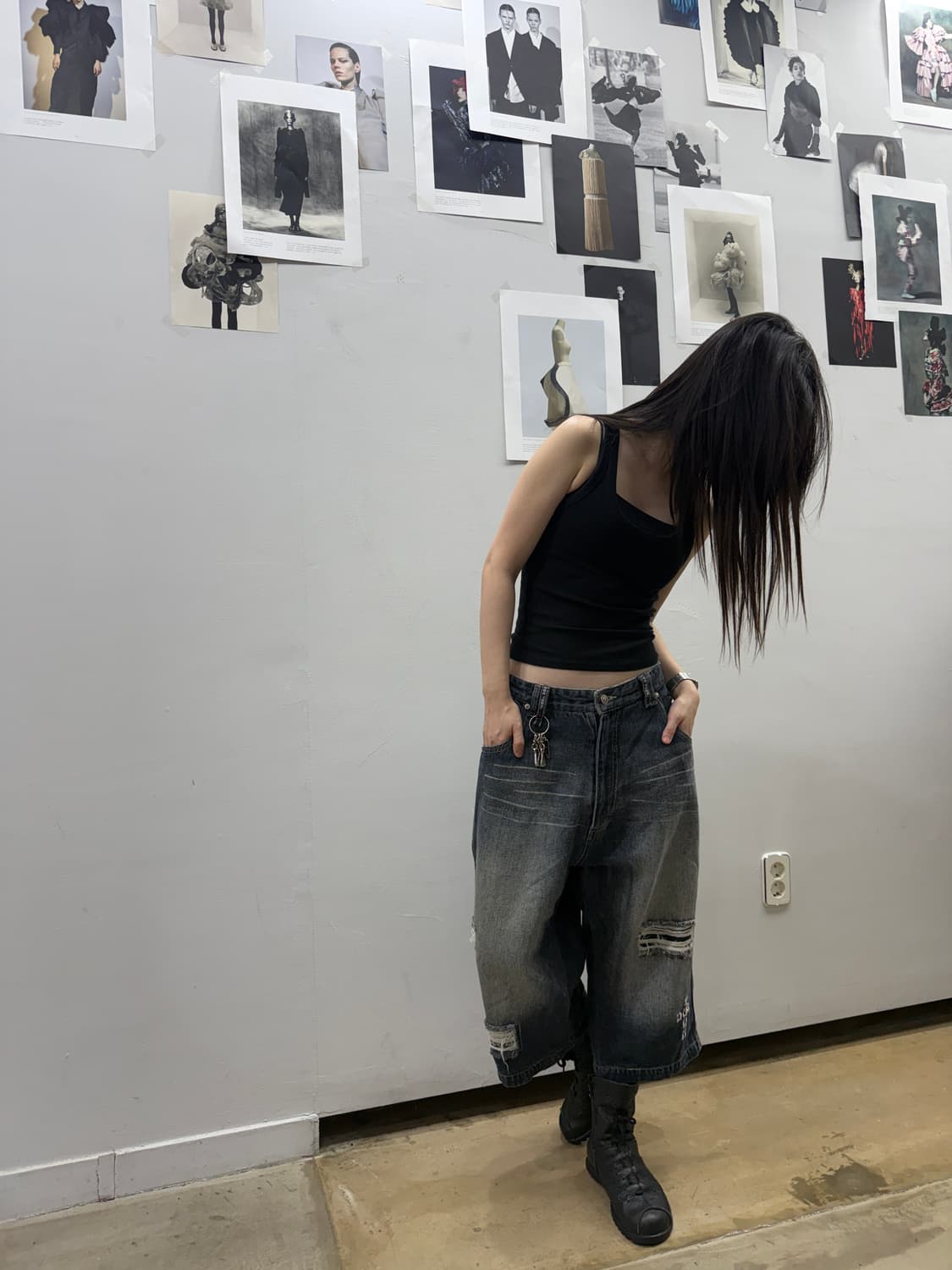 도그타운 그런지 워싱 데님 버뮤다팬츠 상품이미지9