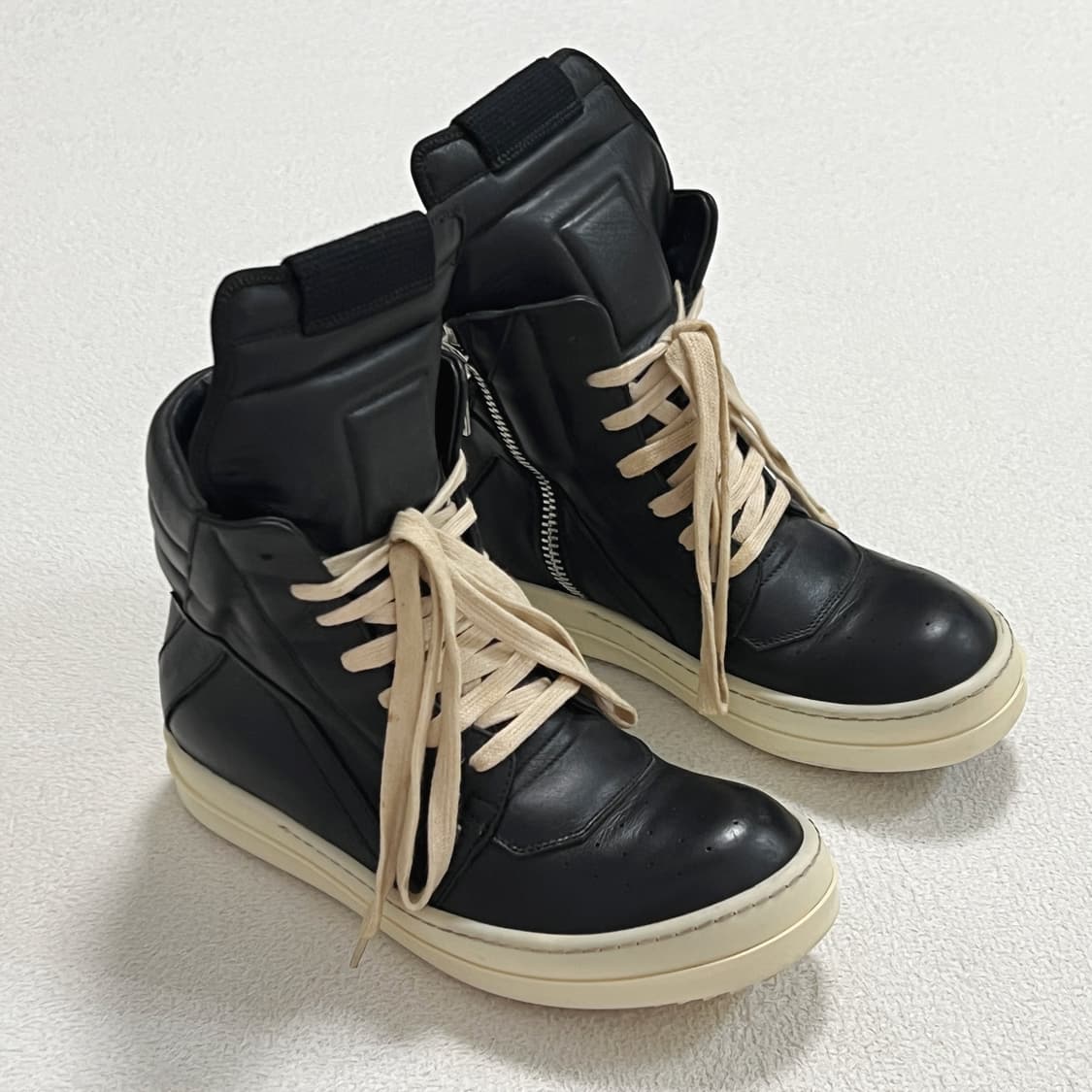 릭오웬스 15SS 지오바스켓 모노크롬 LPO 검검흰 상품이미지1