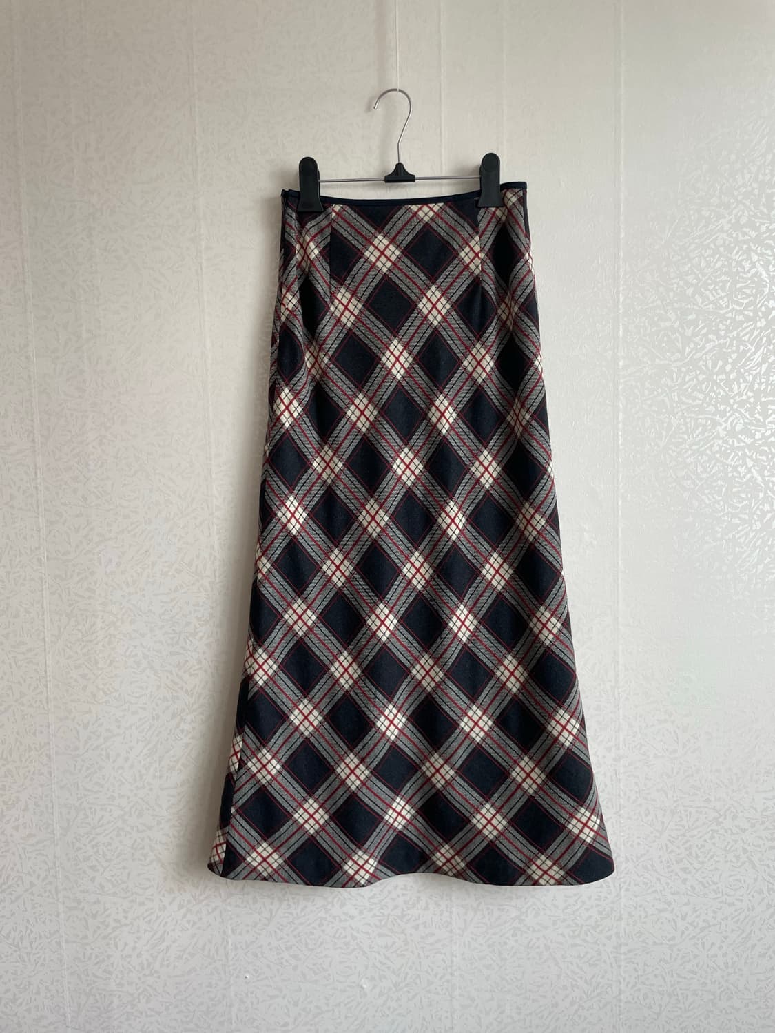 일본 빈티지 체크 롱스커트 55 상품이미지1