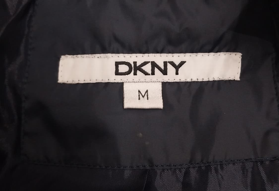 DKNY 후드 퍼 네이비 롱패딩 M (55반까지) (후드탈부착가능) 상품이미지3