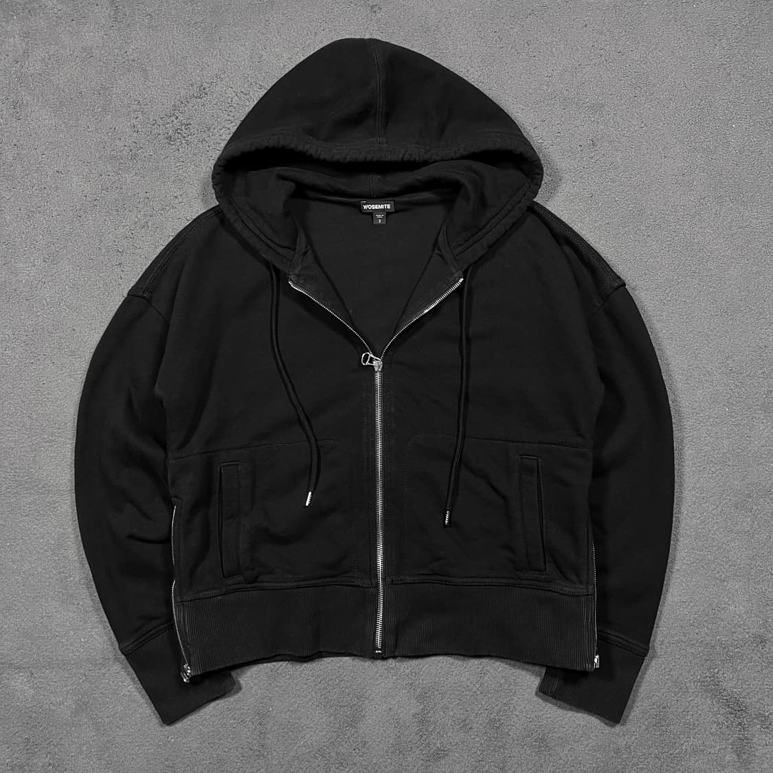 James Perse 제임스펄스 요세미티 사이드 지퍼 후드 상품이미지2