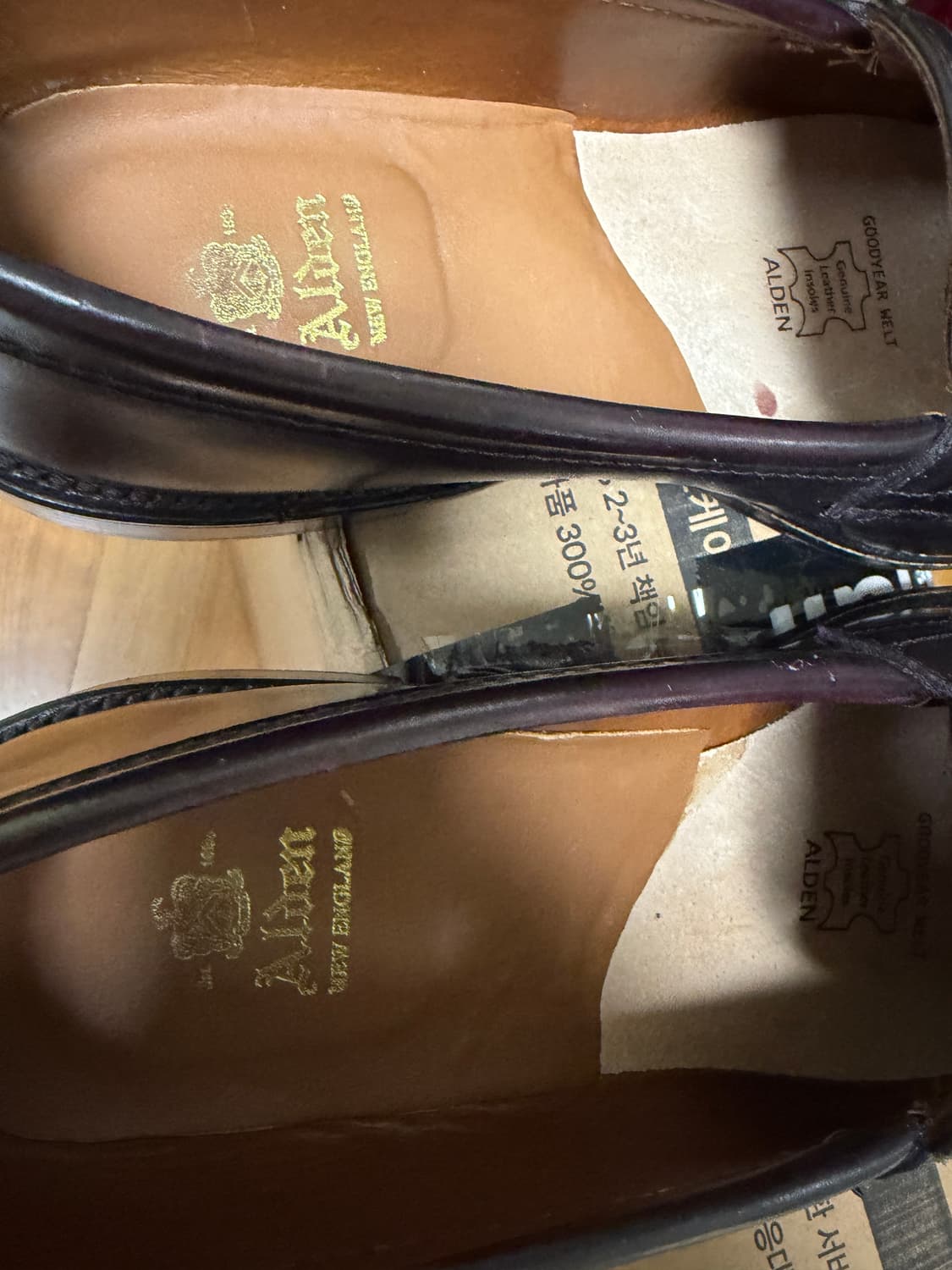 알든 986 슈즈 10.5e 사이즈 (풀박스+알든 슈트리) 상품이미지9