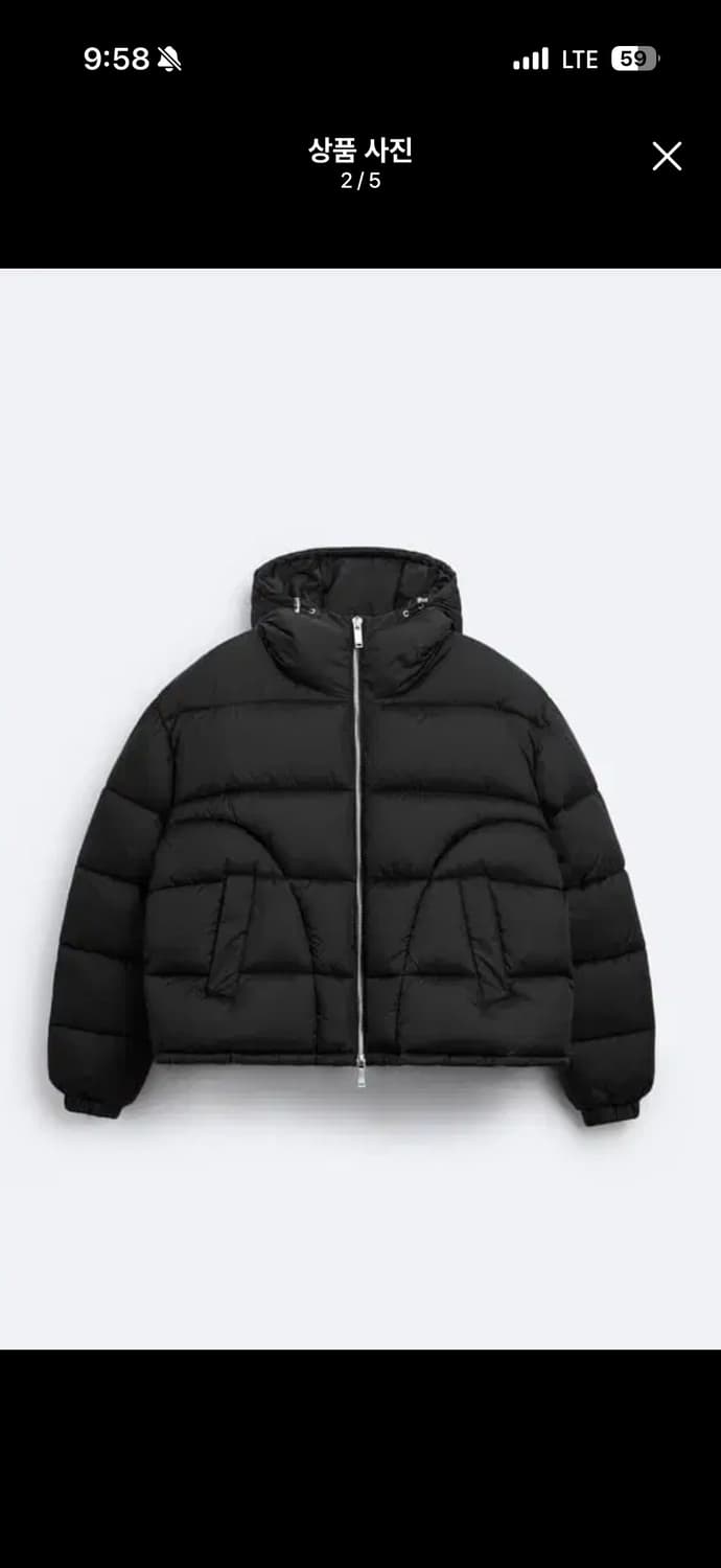 자라 렉토맛 크롭 패딩 상품이미지3