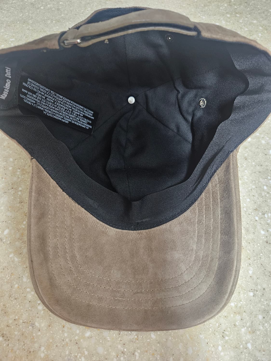 마시모두띠 스웨이드 레더 캡 상품이미지3