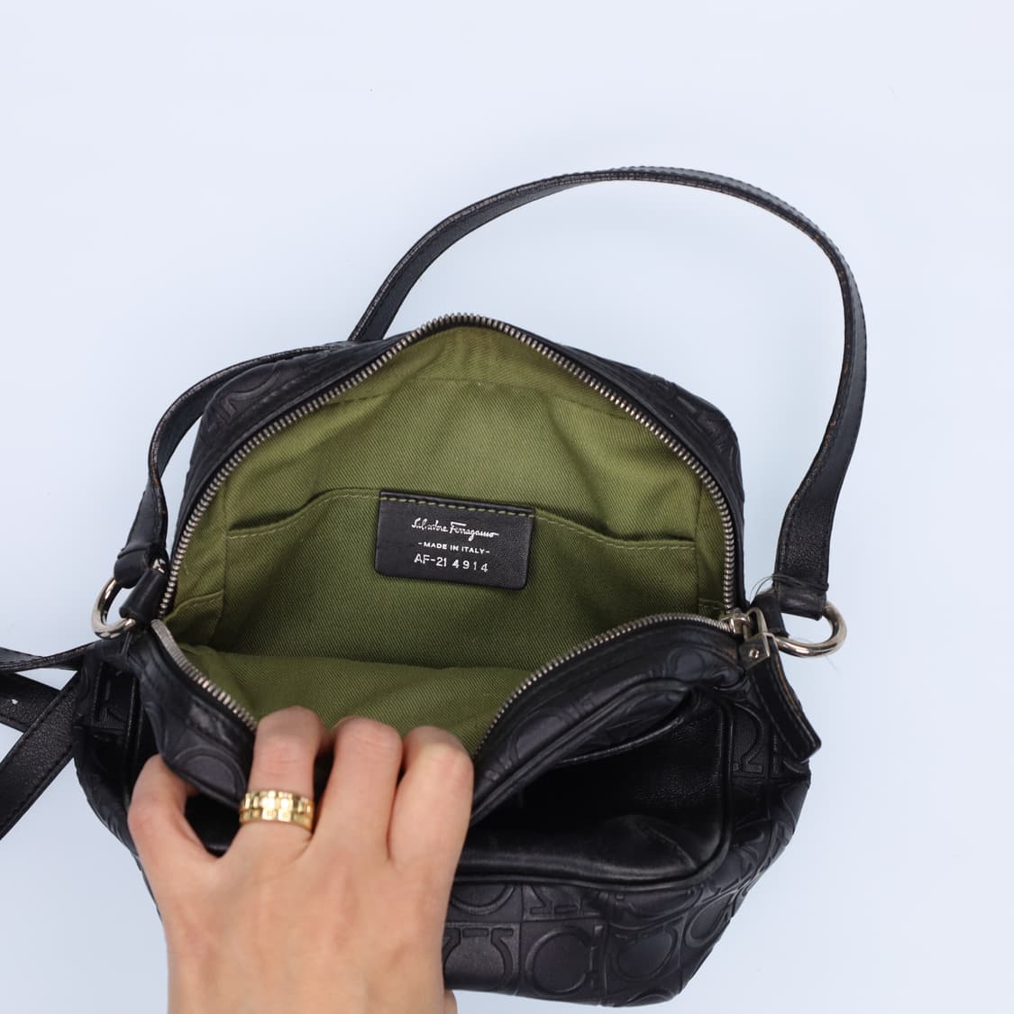 F 살바토레 페라가모 간치니 숄더백0421H1 상품이미지3