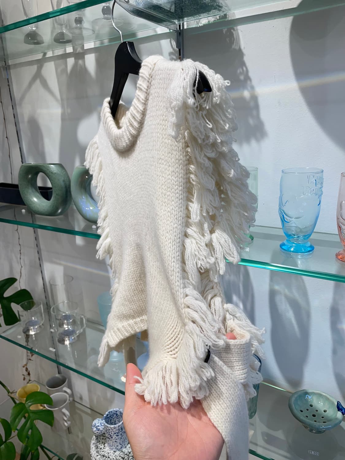 HYKE knit vest 상품이미지4