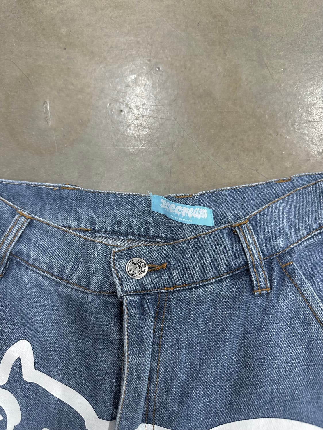 BBC 아이스크림 러닝독 투웨이 데님카고팬츠 상품이미지8