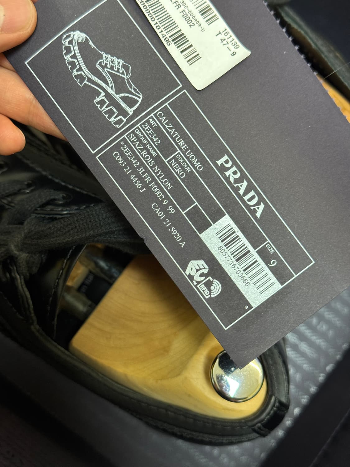 프라다 모놀리스 더비 uk9 상품이미지9