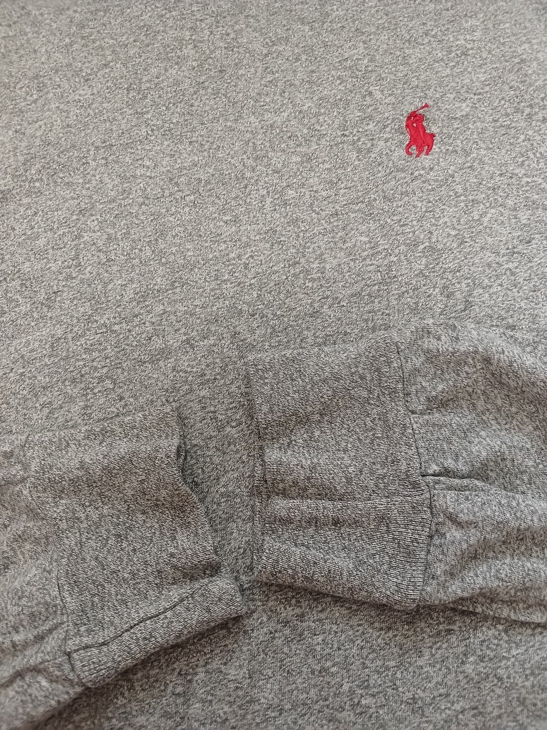 폴로 옅은 그레이  롱슬리브 상품이미지5