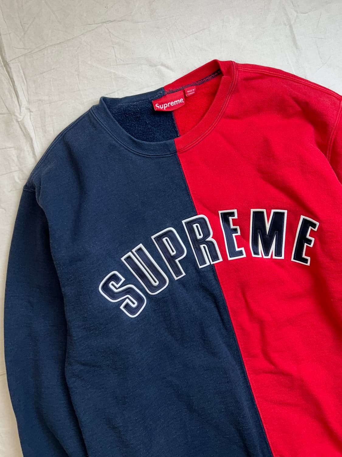 supreme 슈프림 18FW 스플릿 크루넥 스웻셔츠 상품이미지2