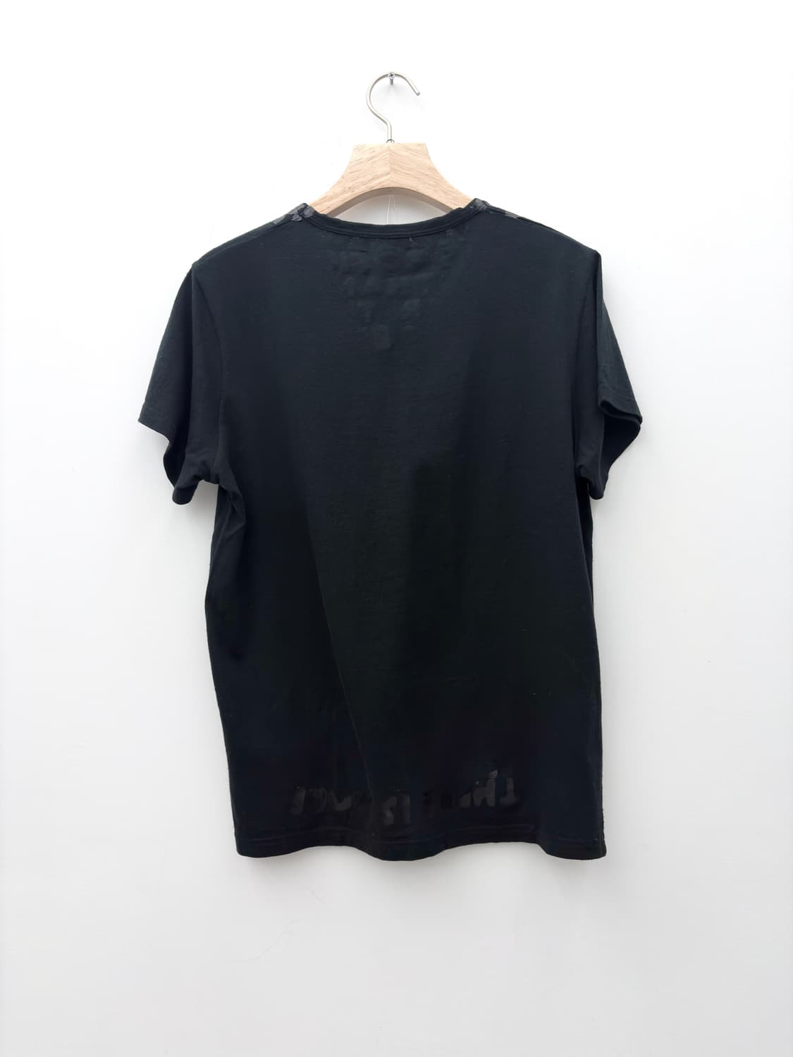 AIDS T SHIRT(BLACK) 상품이미지4
