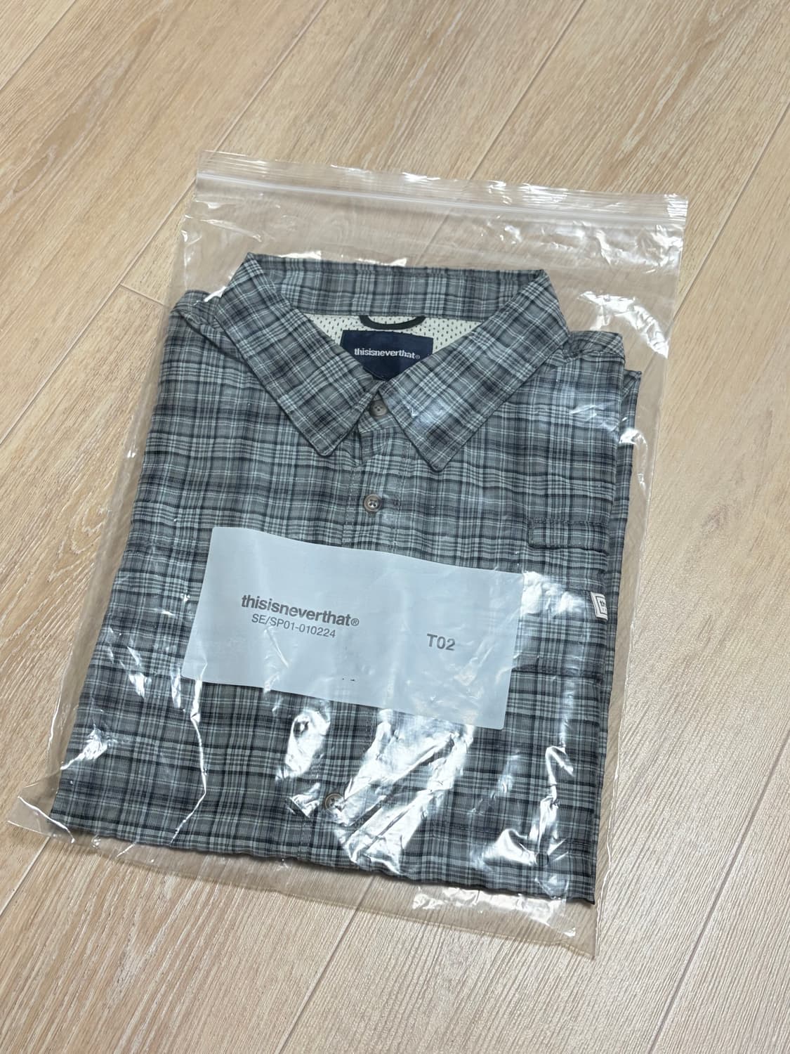 디스이즈네버댓 Plaid S/S Fishing Shirt Sage 상품이미지1